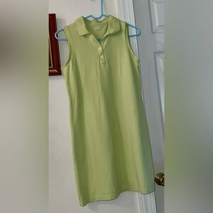 L.L.Bean women’s green tennis dress